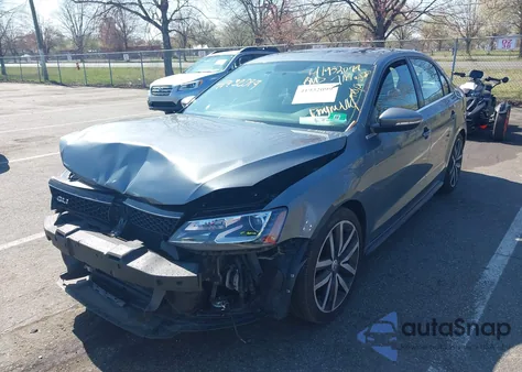 2014 Volkswagen Jetta Gli Autobahn W/Nav из США, поврежденный, VIN 3VW4T7AJ6EM360187